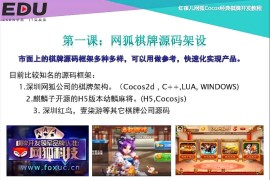 网狐Cocos经典游戏开发教程01：网狐源码架设